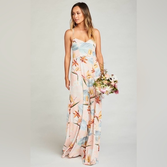 Show Me Your Mumu Godshaw Goddess Gown Maxi Dress Floral Paradise Party XS - Picture 2 of 6